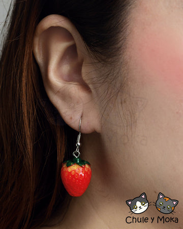 Aretes de Fresas