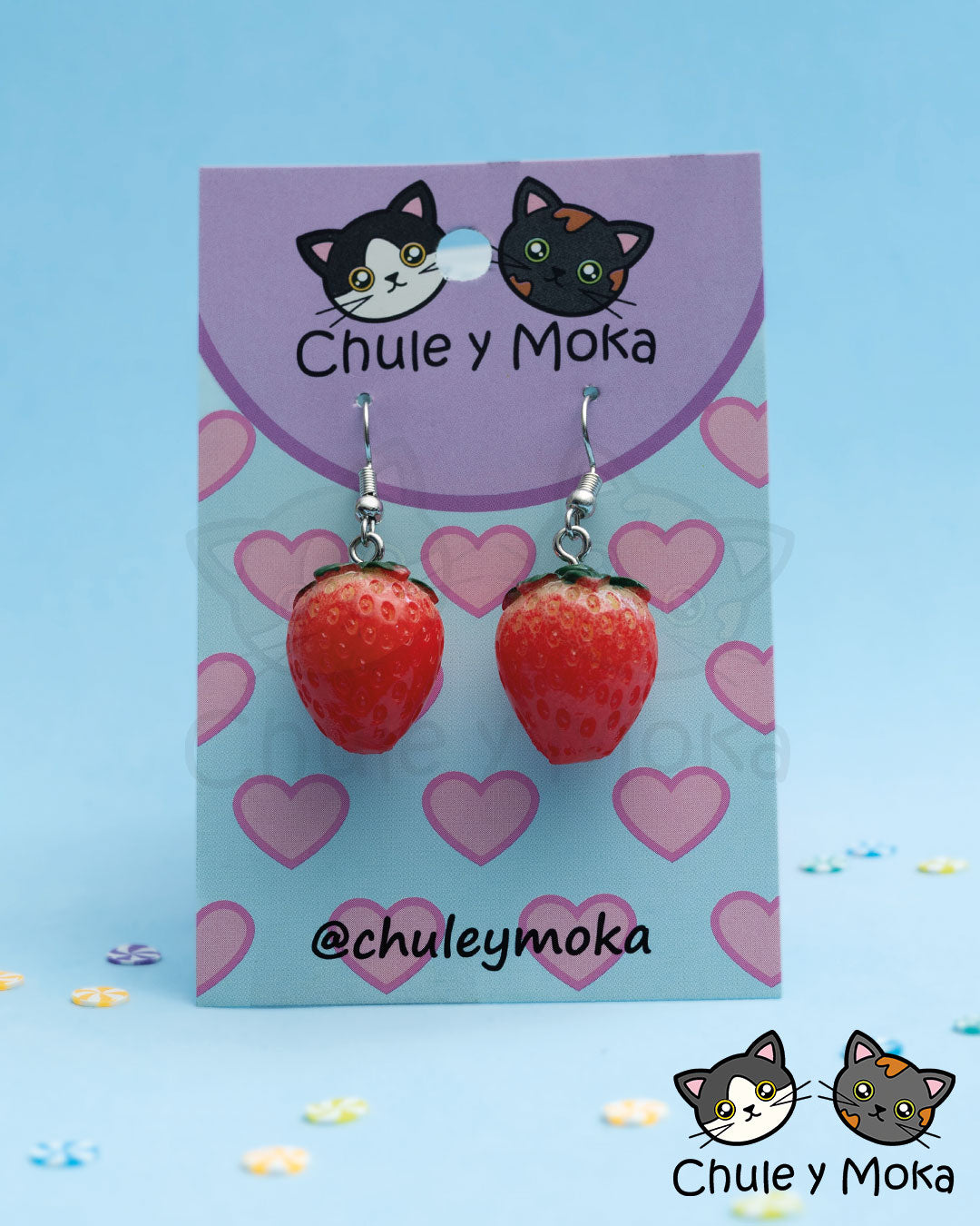 Aretes de Fresas