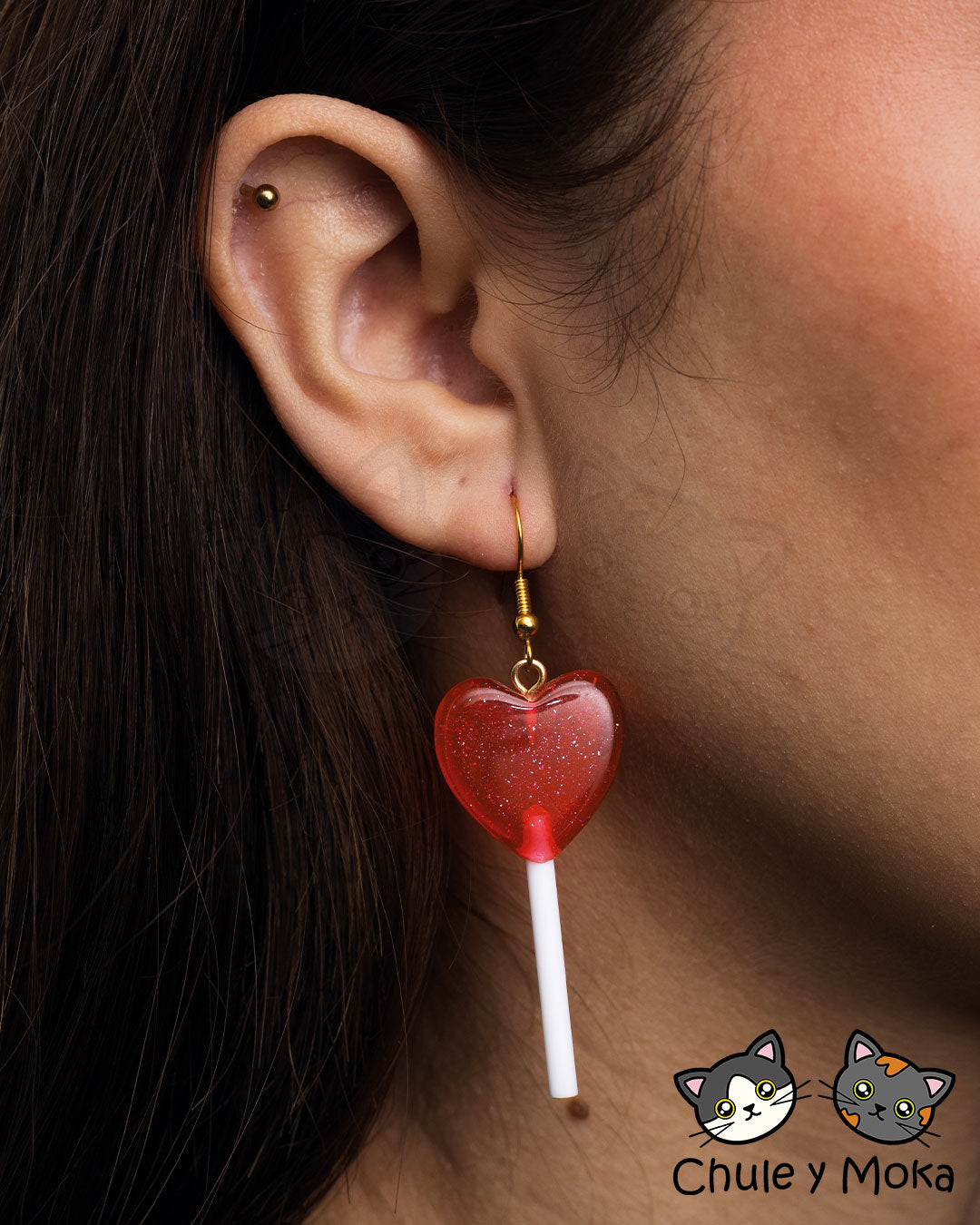 Aretitos de Paletita de Corazón